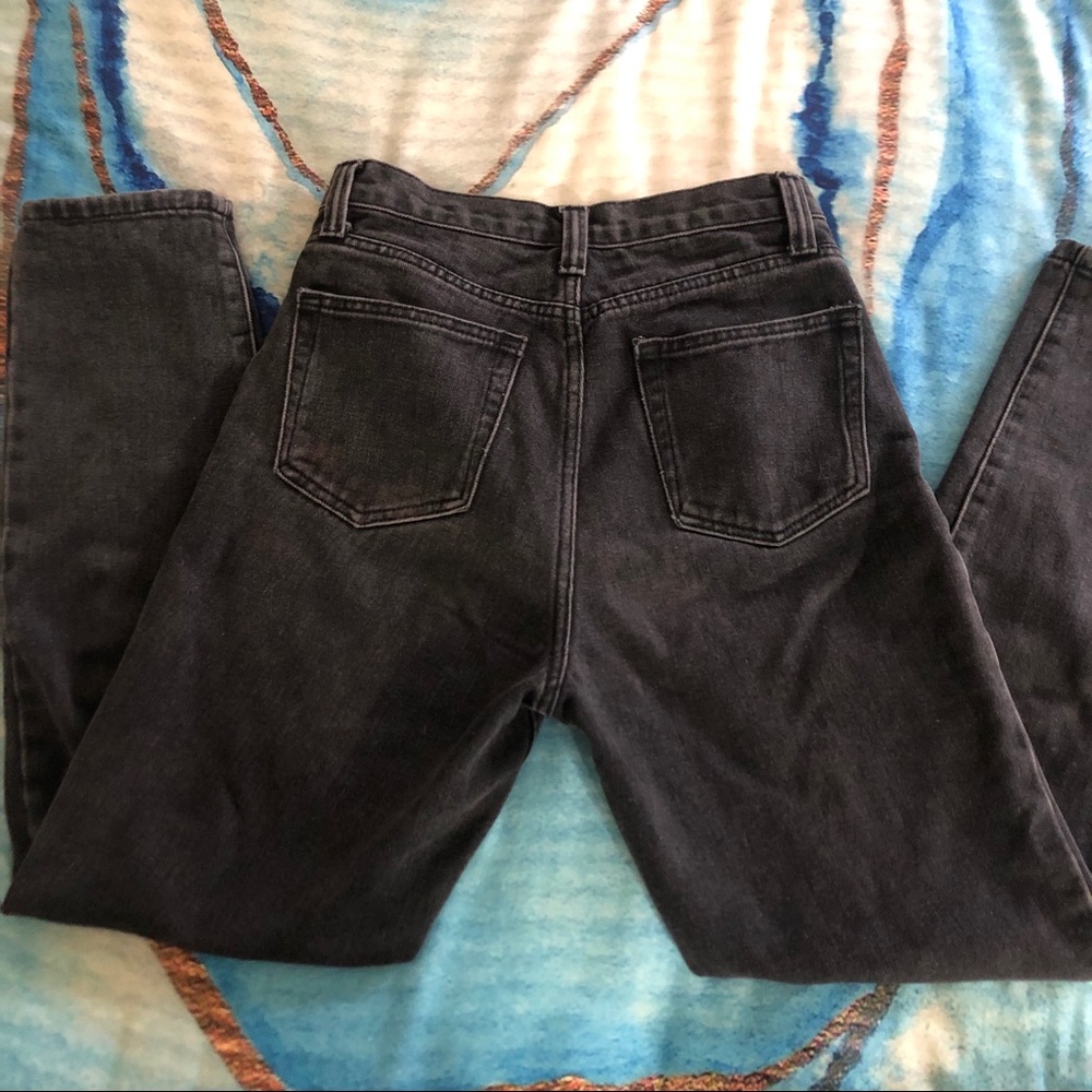 J Galt black straight leg jeans